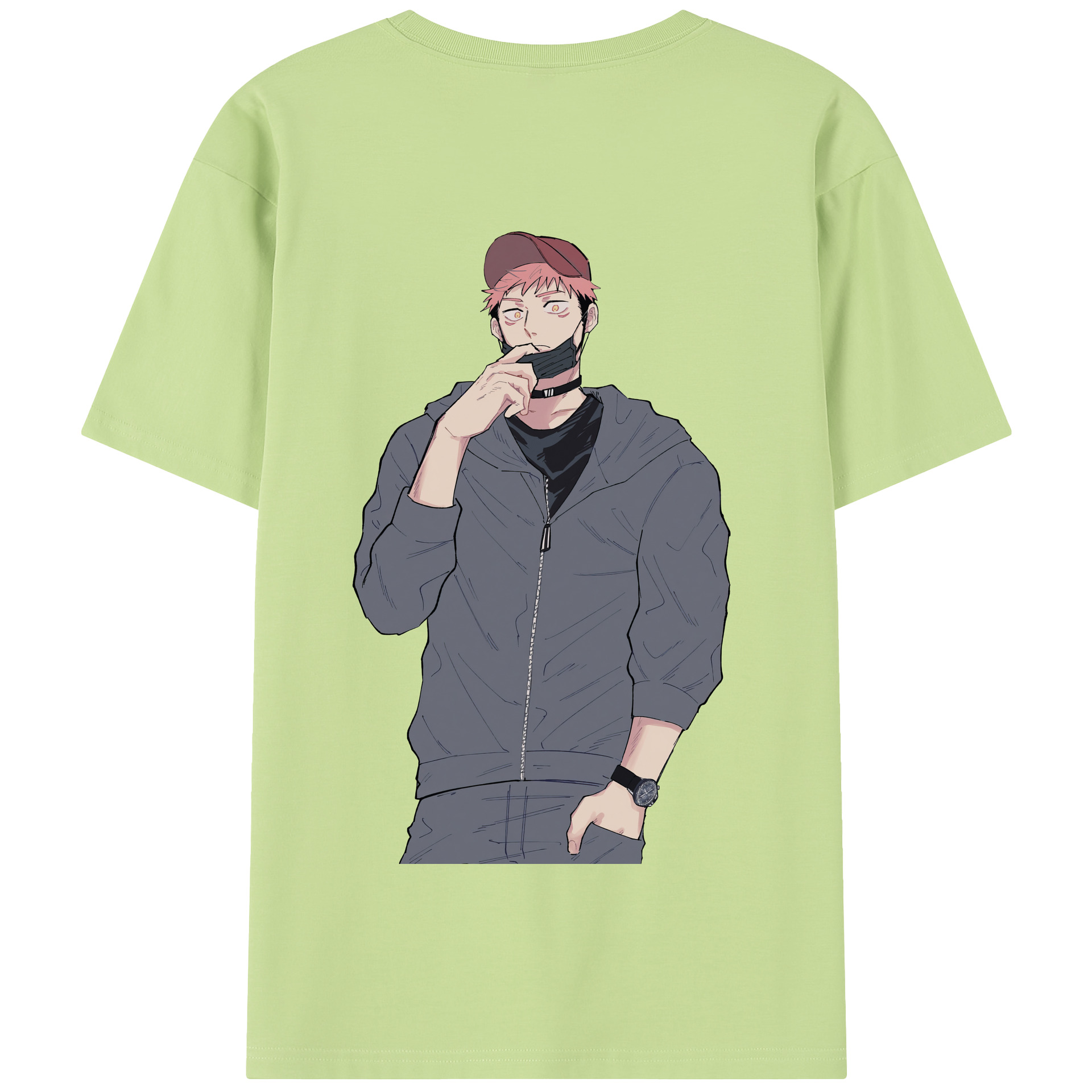 （画像用） 呪術廻戦 Jujutsu Kaisen 綿100％半袖Tシャツ（背面プリント）
